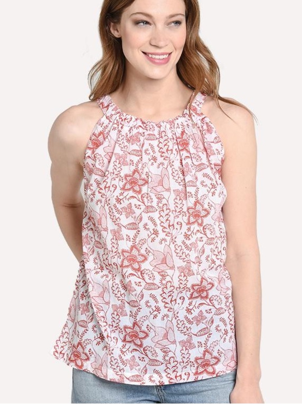 ROLLER RABBIT Women's Pom Pansy Top Small